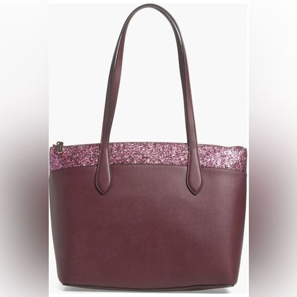 Kate Spade Glitter Flash Tote Shoulder Bag Purse - Picture 8 of 13